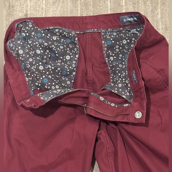 Bonobos Red Chinos Classic Fit Cotton - Picture 4 of 6